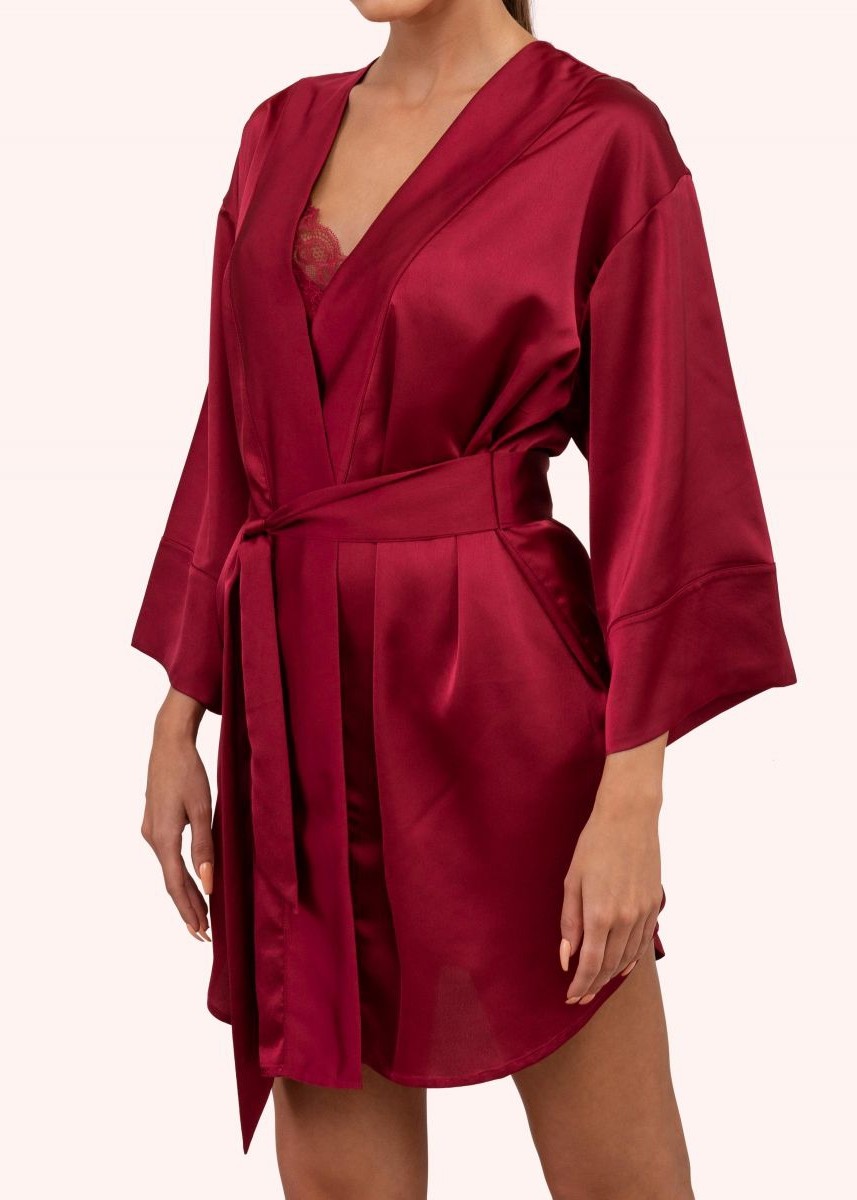 חלוק סטן חלק SW2022 (SexySleepwear)