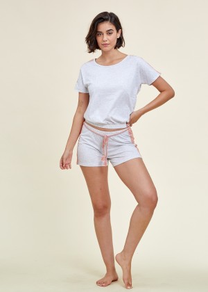חליפת פנאי SHORT LACE (Pajamas)