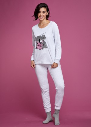 סט פיג`מה חורף דב קואלה (Pajamas)
