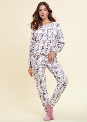 סט פיג`מה סנופי וחברים אול (Pajamas)