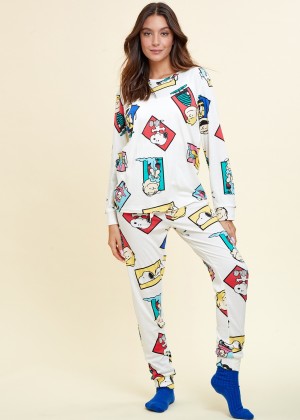 סט פיג`מה חורף סנופי וחברים (Pajamas)