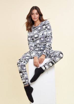 סט פיג`מה סנופי בתמונות (Pajamas)