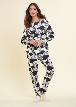 סט פיג`מה סנופי מנומר (Pajamas)