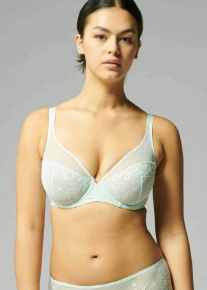 חזיה ללא ריפוד בשילוב רשת ותחרה Delice (bras)