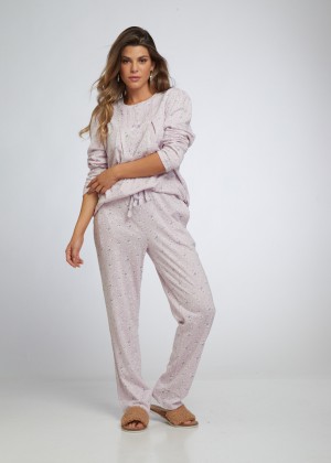 חליפת פנאי בייסיק פרחים (Pajamas)