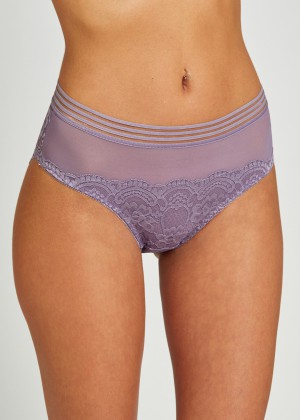 Lace Mini Slip תחתון רשת בשילוב תחרה (Panties)