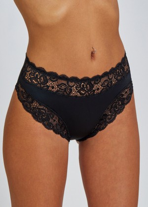 Brief cotton with Lace תחתון מידי 