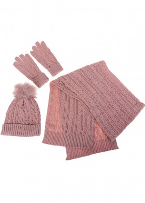 סט צעיף, כובע וכפפות (Accessories)