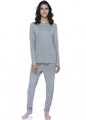 חליפת פנאי מכנס נקודות (Pajamas)