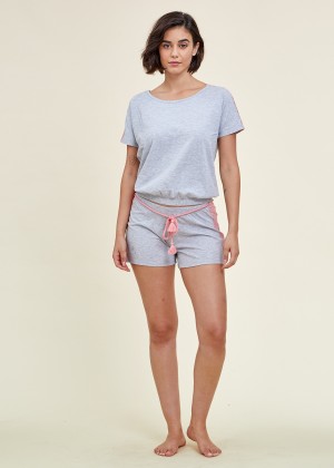 חליפת פנאי SHORT LACE (Pajamas)