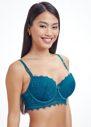 חזיה מרופדת עם תחרה VICTORIA (bras)