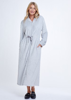 חלוק בית Dots Zipper Fluffy (Pajamas)