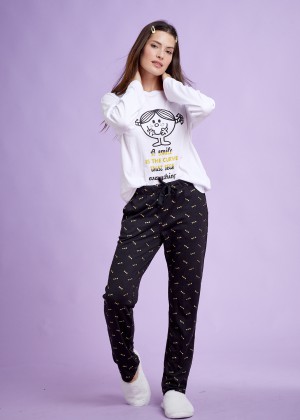 סט פיג'מה חורף מרת חיוך (Pajamas)