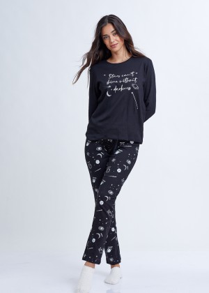 סט פיג'מה 100% כותנה Darkness Cotton (Pajamas)