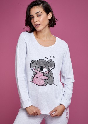 סט פיג`מה חורף דב קואלה (Pajamas)