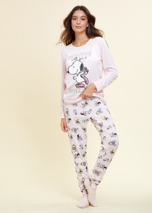 סט פיג`מה סנופי חורף (Pajamas)