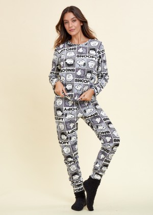 סט פיג`מה סנופי בתמונות (Pajamas)