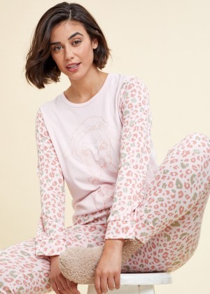 פיג`מה פיפה מנומרת אינטרלוק (Pajamas)