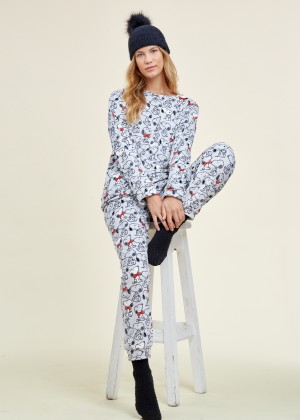 פיג`מה סנופי עם סרט קטיפה (Pajamas)