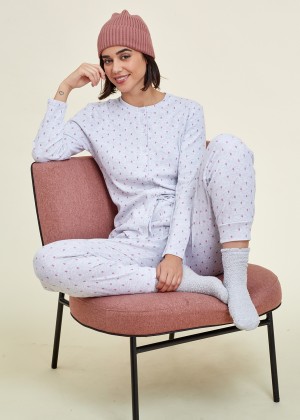 פיג`מה פרחונית ריב (Pajamas)