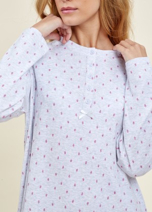 כותונת פרחונית ריב (Pajamas)