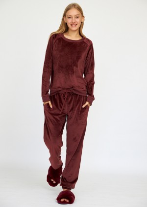 חליפת פנאי קטיפה קלאסי (Pajamas)