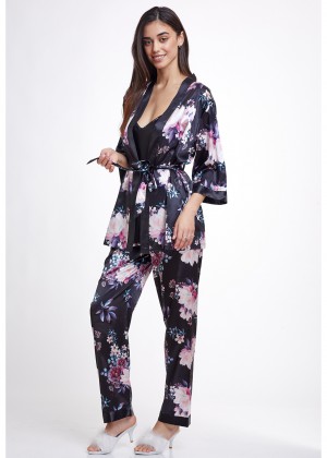 חליפת קימונו מאי מודפס (SexySleepwear)