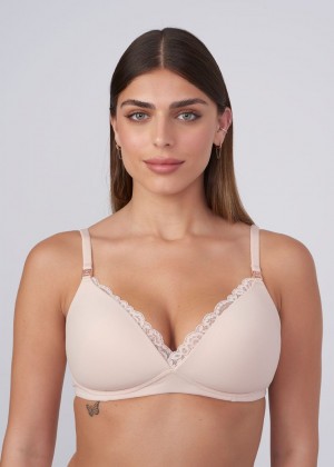 חזיית הנקה מרופדת רכה ללא ברזלים (bras)